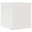 Storage Box with Storage White 55 x 53 x 57 cm Polypropylene