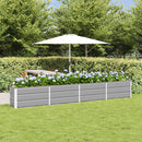 Planter Light Grey 320 x 40 x 45 cm Steel