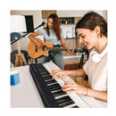 88 Key Foldable Digital Piano With Midi And Wireless Bt And Bag Black