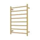 8 Bars Electric Heated Towel Rack Round Stainless Steel Towel Rail
