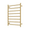 8 Bars Electric Heated Towel Rack 820X600Mm Round Stainless Steel