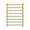 8 Bars Electric Heated Towel Rack Round Stainless Steel Towel Rail