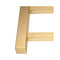 Brushed Electric Heated Towel Rack Square 8 Bars