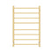 Brushed Electric Heated Towel Rack Square 8 Bars