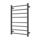 Brushed Electric Heated Towel Rack Square 8 Bars