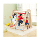 8 In 1 Indoor Jungle Gym Wooden Climbing Playset Colourful
