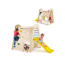 8 In 1 Indoor Jungle Gym Wooden Climbing Playset Colourful