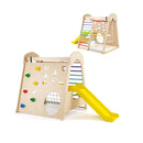8 In 1 Indoor Jungle Gym Wooden Climbing Playset Colourful