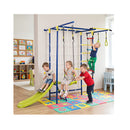 8 In 1 Wall Mount Indoor Jungle Gym For Kids Ages 3 Plus