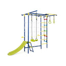 8 In 1 Wall Mount Indoor Jungle Gym For Kids Ages 3 Plus