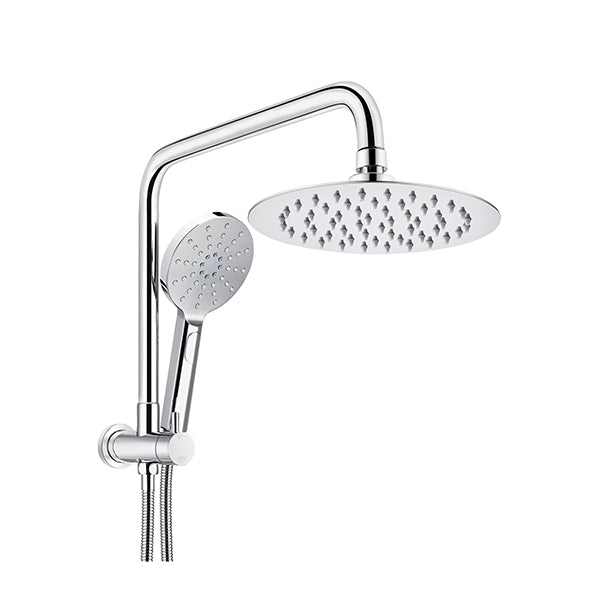 8 Inch Bathroom Showerheads Round Chrome Set With 3 Functions Handheld