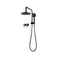 8 Inch Rain Shower Head 5 Modes Handheld High Pressure With Wall Taps