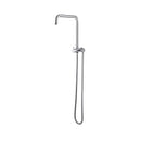 8 Inch Round Chrome Bathroom With Solid Brass Handheld Shower Head Set