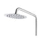 8 Inch Round Chrome Bathroom With Solid Brass Handheld Shower Head Set