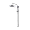 Shower Head Set Rain 8 Inches Handheld Heads 5 Mode Chrome