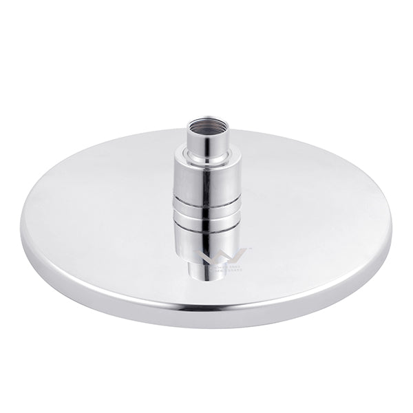 8 Inch Rain Shower Set Round Stainless Steel Gooseneck Shower Arm