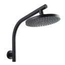8 Inch Rain Shower Set Round Stainless Steel Gooseneck Shower Arm
