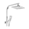 8 Inch Shower Head Set Square Handheld Heads Chrome Square Wall Taps