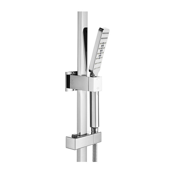 Wels 8 Inch Shower Head Set With Bath Shower Mixer Taps Chrome
