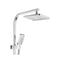 8 Inch Shower Head Set Square Heads High Pressure Chrome Wall Mixer