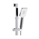 8 Inches Square Hand Held Shower Head Adjustable Height Shower Rail