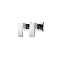 8 Inch Square Hand Held Shower Head Adjustable Height Shower Rail Set