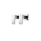 8 Inch Square Hand Held Shower Head Adjustable Height Shower Rail Set