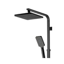 Wels 8 Inches Shower Rail Set With Shower Mixer Black