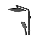 Wels 8 Inches Shower Rail Set With Shower Taps Black