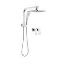 Shower Set Rain Handheld Head Square With Shower Tap High Pressure