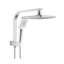 Shower Set Rain Handheld Head Square With Wall Taps High Pressure