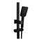 8 Inch Steel Shower Head 3 Modes Handheld Sprayer Brass Diverter Black