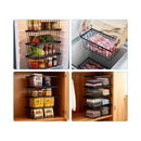 8 Pcs Stackable Pantry Organizer Bins Fruit Freezer Storage Baskets