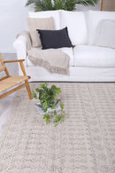Rosewood Crest Natural Tribal Wool Rug