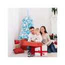 Artificial Mini Snow Flocked Christmas Tree With Natural Cotton Balls
