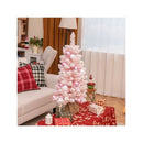 Artificial Mini Snow Flocked Christmas Tree With Natural Cotton Balls