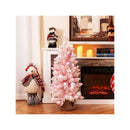 Artificial Mini Snow Flocked Christmas Tree With Natural Cotton Balls