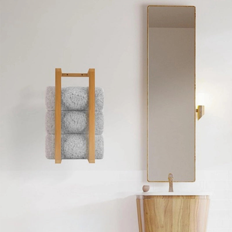Wall Towel Rack for Rolled Towels Bathroom Storage – Simply Wholesale