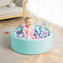 Round Ball Pit Playpen Enclosure and Safe Blue Play Area for Babies and Toddlers Indoor or Outdoor