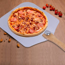Pizza Peel Paddle w/ Foldable Handle for Baking Oven and Grill Aluminium