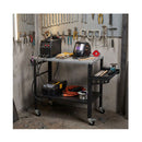 92Cm X 46Cm Welding Table With Tool Rack And Tray Black