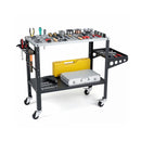 92Cm X 46Cm Welding Table With Tool Rack And Tray Black