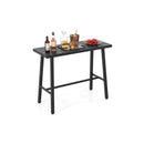 Patio Counter Height Bar Table Rectangular High Pub Table