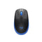 Logitech M190 Full Size Wireless Optical Mouse, Black and Blue
