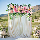 1M Artificial Flower Runner Arrangement Panel Wall Rose DIY Wedding Party Dandeacute;cor