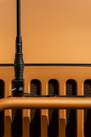 Adjustable Folding UHF Antennas Mount Bracket and Black Bullbar Clamp