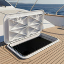 606 x 353mm White Boat Access Hatch  to  Marine Deck Inspection Lid for Boat Yacht & RV Use