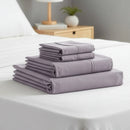 Queen Bed Sheet Set and 1800 Series Microfiber Deep Pocket Soft and Breathable Grey