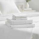 Queen Bed Sheet Set and 1800 Series Microfiber Deep Pocket Soft and Breathable White