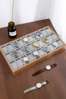 30 Grid Watch and Jewellery Tray Organiser Display Case Holder and Velvet Drawer Insert